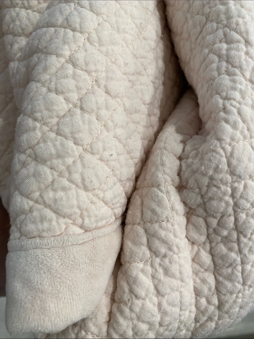 King Size Blush Pink Quilt